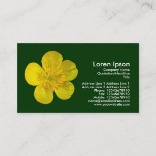 Carte De Visite Beurre - Vert foncé