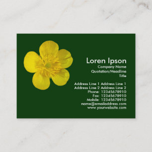 Carte De Visite Beurre - Vert foncé