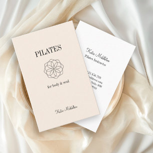 Carte De Visite Bien-être de Mandala Yoga Pilates
