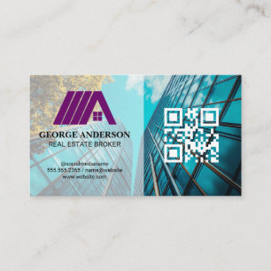 Carte De Visite Biens immobiliers commerciaux   QR