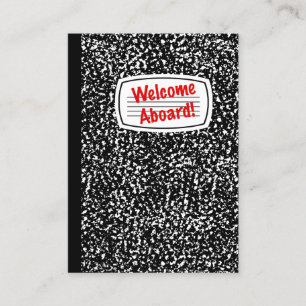 Carte De Visite Bienvenue à bord du Carnet Comp