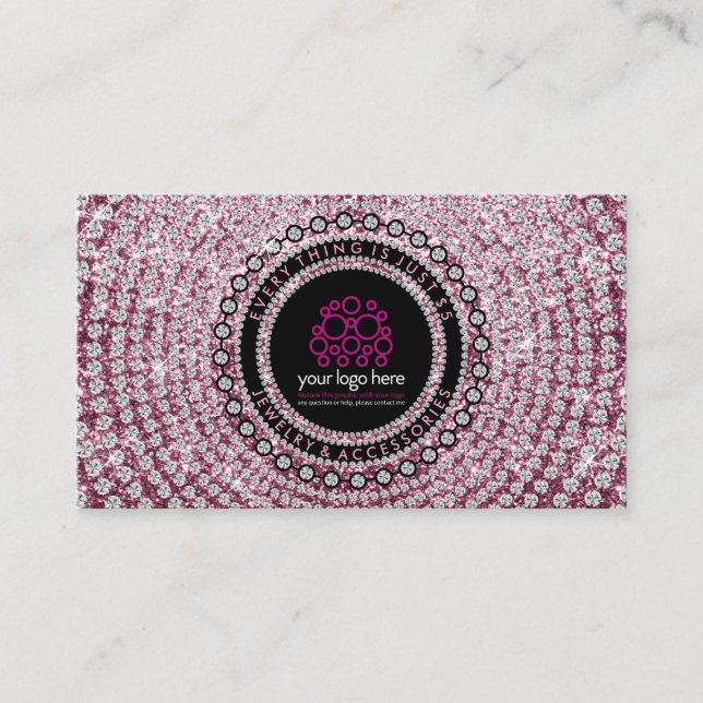 Carte De Visite Bijouterie Diamant (Devant)