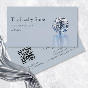 Carte De Visite Bijouterie Luxe Diamants Joaillerie