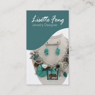 Carte De Visite Bijoutier de coutume de concepteur de bijoux