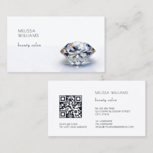 Carte De Visite Bijoutier Luxe Diamants