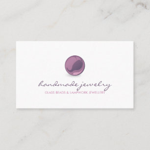 Carte De Visite Bijoux de lampwork de perles de verre