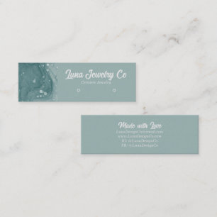 Carte de visite bijoux en encre bulle