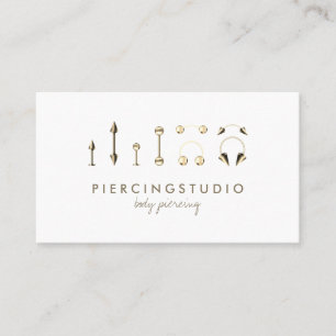 Carte De Visite Bijoux essentiels en or piercing corporel