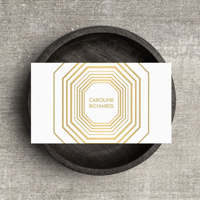 Carte De Visite Bijoux Glam Deco Design Mode Boutique n° 2 (Créateur téléchargé)