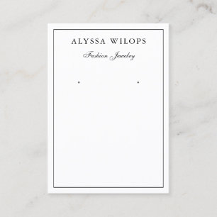 Carte De Visite Bijoux moderne élégant Boho Boucles d'oreilles Car