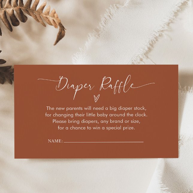 Carte De Visite Billet simple roulette rousse (Créateur téléchargé)