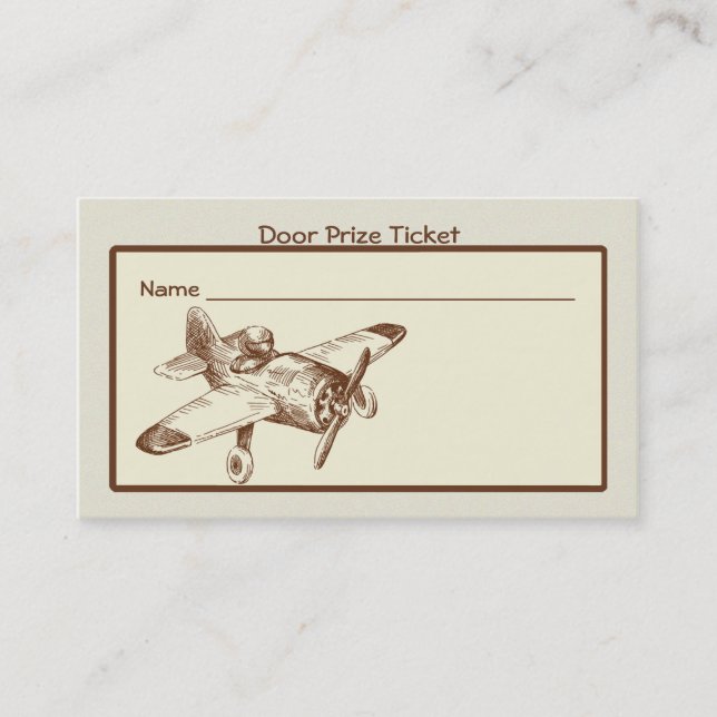 Carte De Visite Billets de rabais Vintages (Devant)