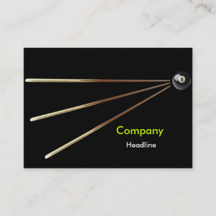 Carte de visite Billiard