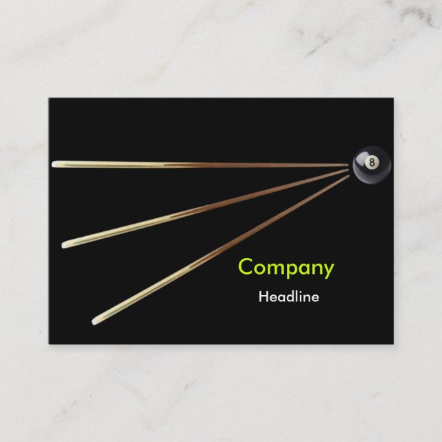 Carte de visite Billiard (Devant)