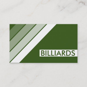 Carte De Visite BILLIARDS rétro