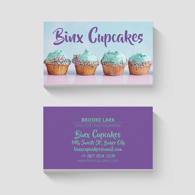 Carte de visite Binx Cupcakes (Créateur téléchargé)