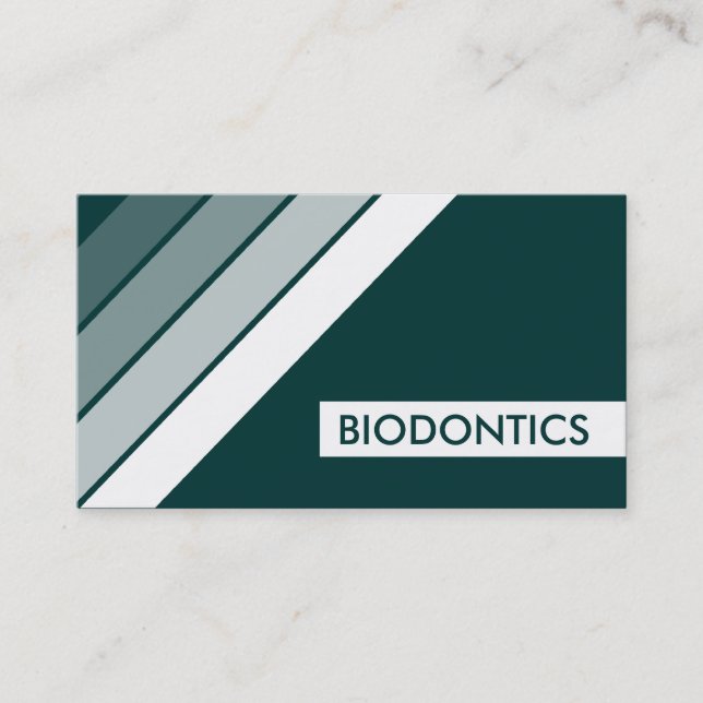 Carte De Visite BIODONTIQUE rétro (Devant)