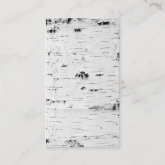 Carte De Visite Birch bark pattern