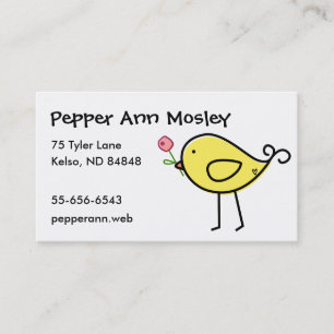 Carte De Visite Birdie de Lil