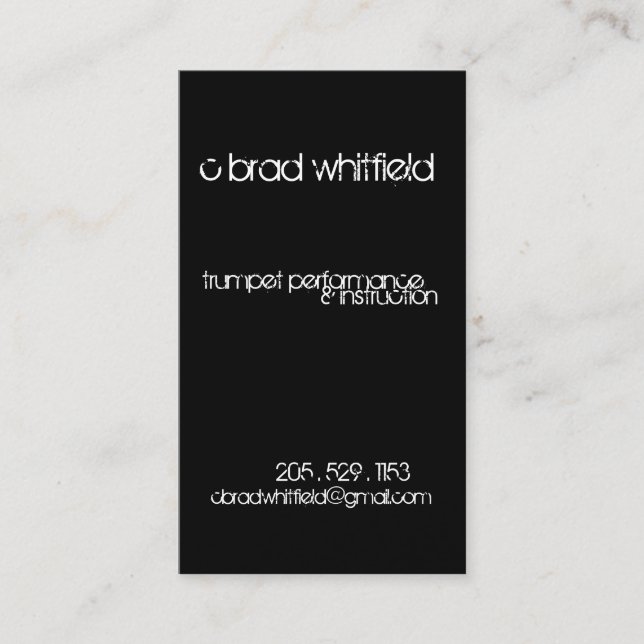 Carte De Visite bizcard #1 de cbrad (Devant)