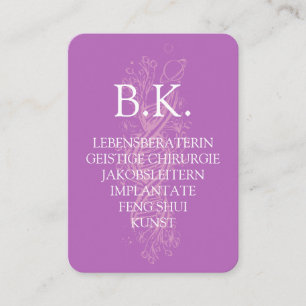 Carte de visite BK