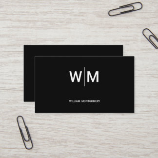 Carte De Visite Black Branded Logo | Corporate Business Company