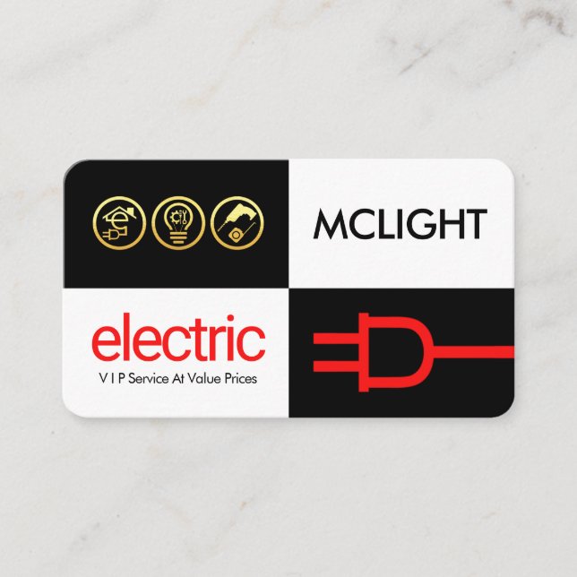Carte De Visite Black Darkness White Light Squares (Devant)