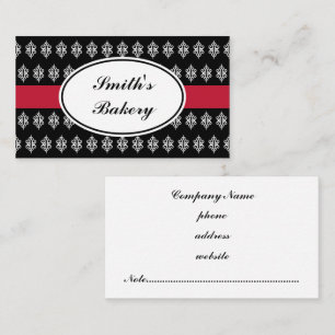 Carte de visite Black Lace