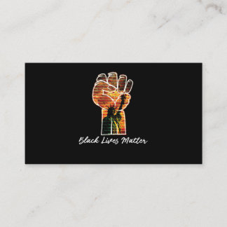 Carte De Visite Black Lives Matt Graffiti Egalité Empower
