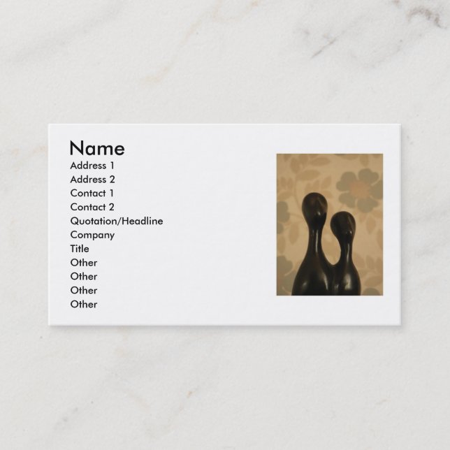 Carte de visite Black Metal Figures (Devant)