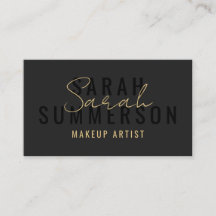 Black Stylish Makeup Artist Beauty Salon