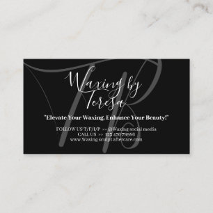Carte De Visite Black Waxing postcare douze conseils