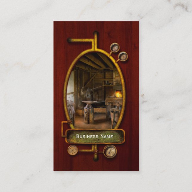 Carte De Visite Blacksmith (Devant)