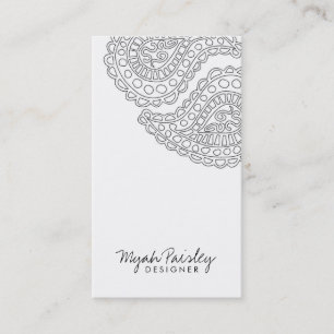 Carte De Visite Blanc de 311 Myah Paisley