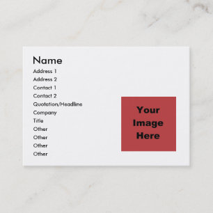 Carte De Visite Blanc de ♥ - créez votre propre cadeau
