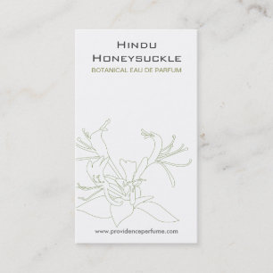 Carte de visite BLANC HONEYSUCKLE