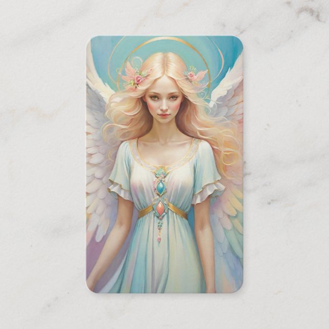 Carte De Visite Blank Angel Oracle Messages Cards (Devant)