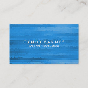 Carte de visite Bleu