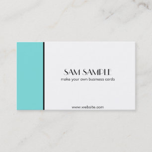 Carte De Visite Bleu