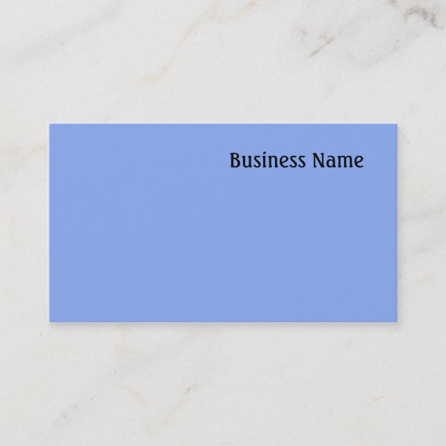 Carte De Visite Bleu (Devant)