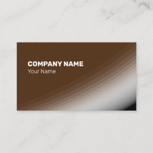 Carte De Visite Bleu blanc Brown et blanc foncé