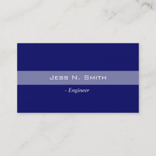 Carte de visite bleu clair, simple, élégant.