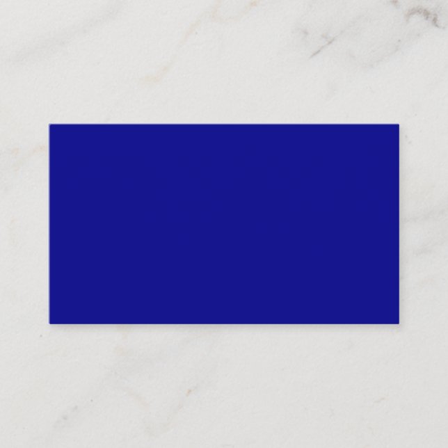 Carte de visite bleu foncé (Devant)