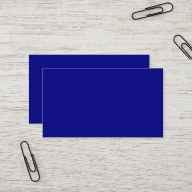 Carte de visite bleu marine (Devant/Arrière en situation)