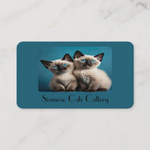 Carte de visite Bleu Personnalisé Pour Catalogue