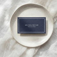 Bleu professionnel minimaliste