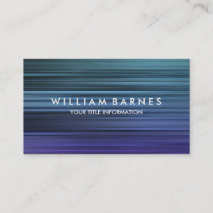 Carte de visite Bleu Turquoise