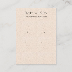 CARTE DE VISITE BLEUS PEACH CERAMIC TEXTURE REARRÊTER AFFICHER LO