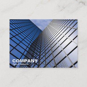 Carte De Visite Bloc de bureaux réfléchissant