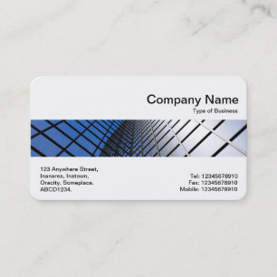 Carte De Visite Bloc de bureaux réfléchissant - Middle Band